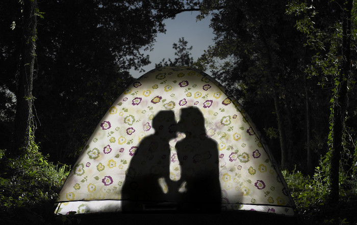 Couple Having Sex in Tent, Zac Macaulay/cultura/Corbis