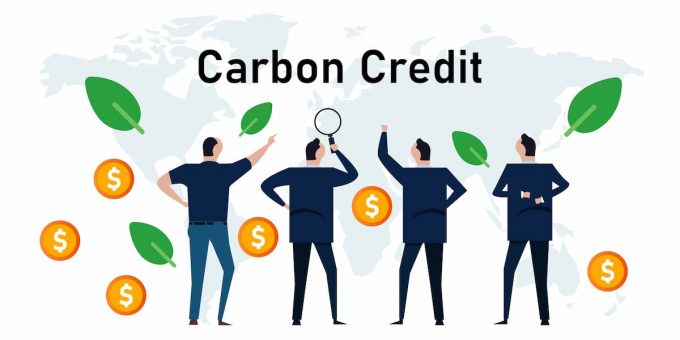 Carbon credit: un'illustrazione