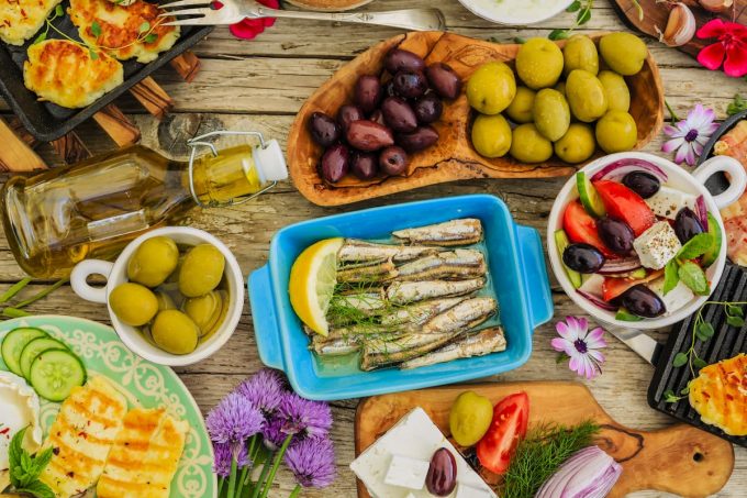 Gli alimenti tipici della dieta mediterranea