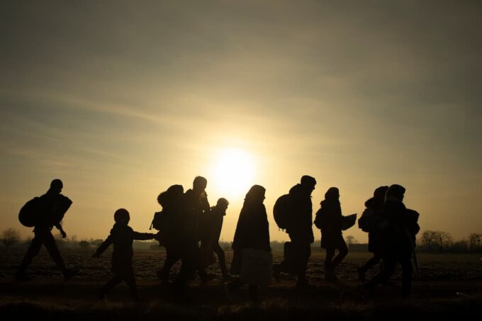 Migranti a Edirne, turchia