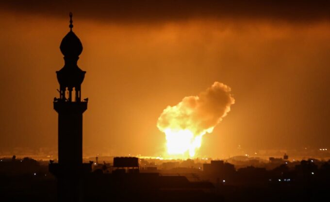 Bombardamento a Gaza