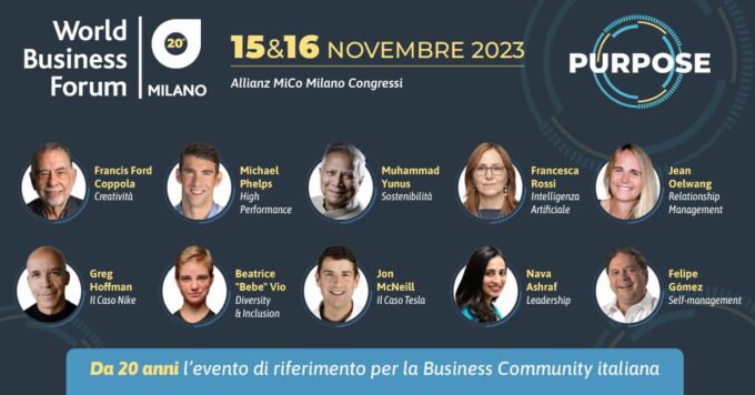 Gli speaker del World Business Forum 2023