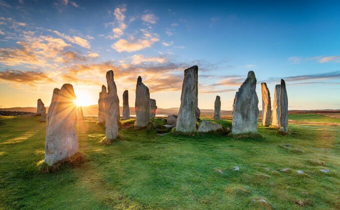 Callanish Standing Stones nelle Highlands scozzesi