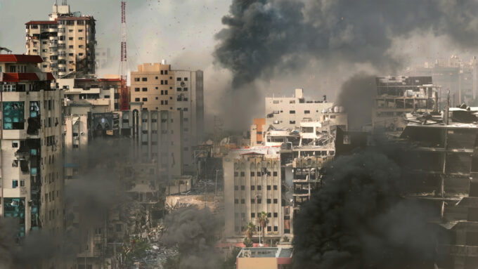 Bombardamento a Gaza