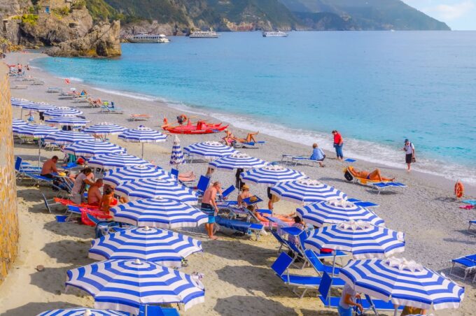 Spiaggia di monterosso alle cinqueterre