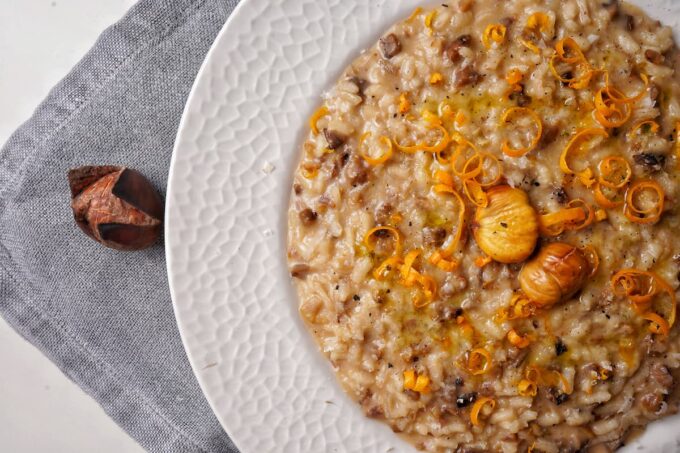 Risotto di castagne